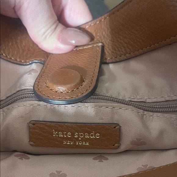 Kate Spade Brown Leather Satchel - Picture 7 of 10